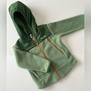 Hooké Green Fleece Jacket with Hood